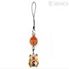 Vanca.com Alphabet Pig S Leather Animal mobile/Cellphone Charm VANCA CRAFT-Collectible Cute Mascot Made in Japan view 3