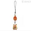 Vanca.com Alphabet Pig T Leather Animal mobile/Cellphone Charm VANCA CRAFT-Collectible Cute Mascot Made in Japan view 3