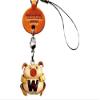 Alphabet Pig W Leather Animal Mobile/Cellphone Charm VANCA Craft-Collectible Cute Mascot Made in Japan view 1