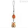 Vanca.com Alphabet Pig Y Leather Animal mobile/Cellphone Charm VANCA CRAFT-Collectible Cute Mascot Made in Japan view 3