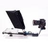 MAGICUE Mobile Teleprompter System | Carbon Fiber and Aluminum Build | Nylon Hood and Anti-Glare Visor | 13" Diagonal 60/40 Beam Splitter Glass | iPad Tablet Smartphone Compatible Up to 15" view 3