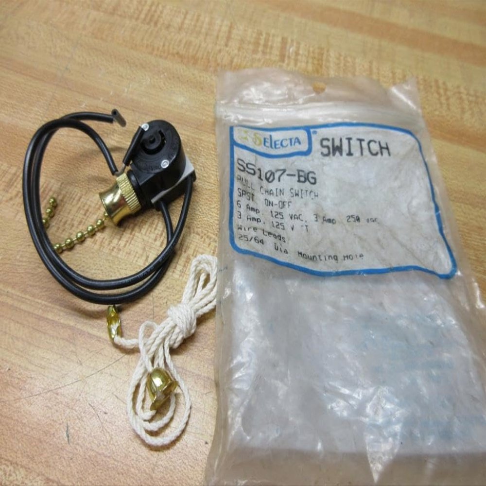 Selecta Switch SS107-BG SWITCH, PULL CHAIN SPST