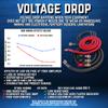 Sky High Oversized 1/0 Gauge AWG Big 3 Upgrade Blue/Black Electrical Wiring Kit view 2