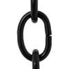 RCH Hardware CH-S56-11S-BLK-3 |9 Gauge Steel Chandelier Chain for Lighting and Hanging Fixtures - Standard Links (3 ft/1 Yard, Black) view 1