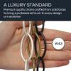 RCH Hardware CH-43-AD-3 Decorative Acid Dipped Solid Brass Chain for Hanging, Lighting - Large Oval Wire Unwelded Links (3ft/1 Yard) view 3