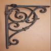 DIY Bay Area Window Corner Decorative Corner Brackets, Cast Iron, 10 1/2 inch, Set of 2 view 4