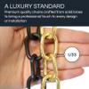 RCH Hardware CH-16-PB-3 Decorative Polished Solid Brass Chain for Hanging, Lighting-Circular Unwelded Links (3 ft/1 Yard) view 3