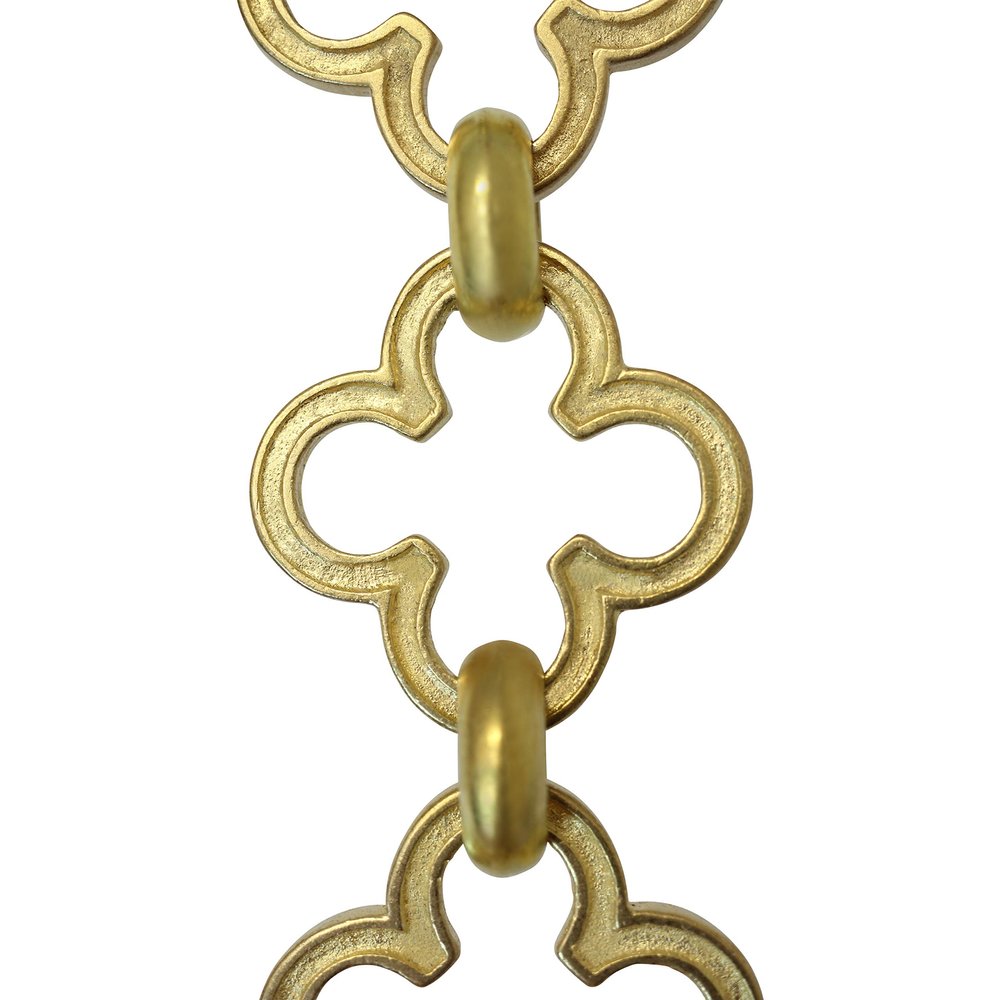 RCH Hardware CH-37-AD-3 Decorative Acid Dipped Solid Brass Chain for Hanging, Lighting-Motif Unwelded Links (3 ft/1 Yard)