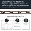 RCH Hardware CH-31-PB-3 Decorative Polished Solid Brass Chain for Hanging, Lighting - Rectangular Hinge with Rounded Edges (3 ft/1 Yard) view 2