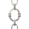 RCH Hardware CH-05-PN-3 Solid Brass Chain for Hanging, Lighting, Polished Nickel view 1