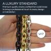 RCH Hardware CH-25-AD-3 Decorative Acid Dipped Solid Brass Chain for Hanging, Lighting - Standard Small Unwelded Links (3 ft/1 Yard) view 3