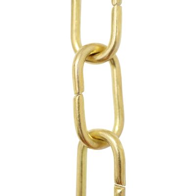 RCH Hardware CH-08-PB-3 Solid Brass Chain for Hanging, Lighting-Standard Unwelded Links (3 ft/1 Yard)