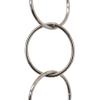 RCH Hardware CH-41L-PN-3 Solid Brass Round Link Chain | 1.25 inch Diameter, 3 Swg Wire | 3 ft Increments view 1