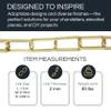 RCH Hardware CH-09-AD-3 Acid Dipped Solid Brass Chain for Hanging, Lighting - Rectangular Cage with Centre Hole and Welded Links (3 ft/1 Yard) view 2