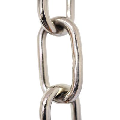 RCH Hardware CH-07W-PN-3 Decorative Solid Brass Chain for Hanging, Lighting-Standard Welded Links