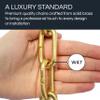 RCH Hardware CH-07W-PN-3 Decorative Solid Brass Chain for Hanging, Lighting-Standard Welded Links view 3