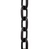 RCH Hardware CH-S53-14-BLK-3 | 12 Gauge Decorative Solid Steel Standard Link Fixture Chain | 3 Foot Increments |Black Finish view 1