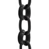 RCH Hardware CH-24-OBB-3 Decorative Solid Brass Chain for Hanging, Lighting-Round Welded Links (3 ft/1 Yard) (Oil Bronzed Black) view 1