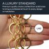RCH Hardware CH-04R-PB-3 Decorative Solid Brass Chain for Hanging, Lighting-Sleek Round Unwelded Links (3 ft/1 Yard) view 3