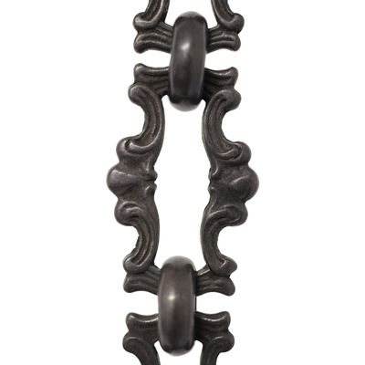 RCH Hardware CH-02-OBB-3 Decorative Oil Bronzed Black Solid Brass Chain for Hanging, Lighting - Motif Welded Links (3 ft/1 Yard)