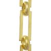 RCH Hardware CH-01-AD-3 Decorative Acid Dipped Solid Brass Chain for Hanging, Lighting - Rectangular Square Edge and Unwelded Links (3 ft/1 Yard) view 1