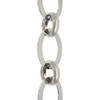 RCH Hardware CH-14-PN-3 Decorative Solid Chain for Hanging, Lighting-Ovals with Circular Connecting Rings and Unwelded Links (3 ft/1 Yard) view 1
