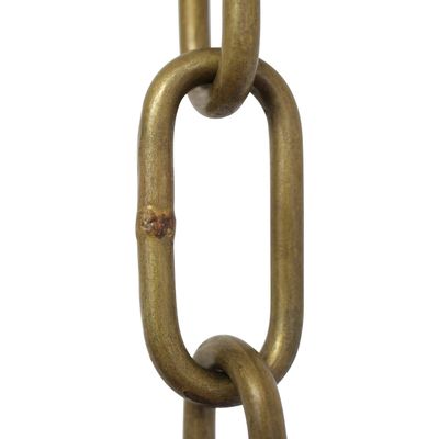 RCH Hardware CH-23W-AB-3 Decorative Solid Brass Chain for Hanging, Lighting-Large Standard Welded Links (3 ft/1 Yard)