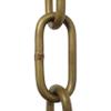 RCH Hardware CH-23W-AB-3 Decorative Solid Brass Chain for Hanging, Lighting-Large Standard Welded Links (3 ft/1 Yard) view 1