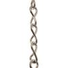 RCH Hardware CH-S50-16-PN-3 | 14 Gauge Decorative Solid Steel Single Jack Fixture Chain | 3 Foot Increments | Polished Nickel Finish view 1