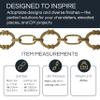 RCH Hardware CH-05-AB-3 Fixture Chain, Antique Brass view 2