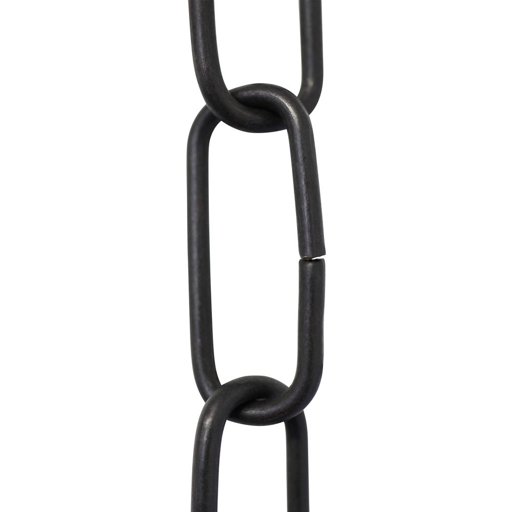 RCH Hardware CH-33B-OBB-3 Decorative Oil Bronzed Black Solid Brass Chain for Hanging, Lighting - Standard Unwelded Links (3 ft/1 Yard)