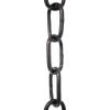 RCH Hardware CH-08W-OBB-3 Decorative Solid Chain for Hanging, Lighting-Standard Welded Links (3 ft/1 Yard) (Oil Bronzed Black) view 1