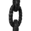 RCH Hardware CH-34-OBB-3 Decorative Oil Bronzed Black Solid Brass Chain for Hanging, Lighting - Mottled Standard Unwelded Links (3 ft/1 Yard) view 1