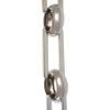 RCH Hardware CH-19-PN-3 Decorative Polished Nickel Solid Brass Chain for Hanging, Lighting - Rectangles with Rounded Edge and Unwelded Links (3 ft/1 Yard) view 1