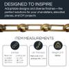 RCH Hardware CH-19-PN-3 Decorative Polished Nickel Solid Brass Chain for Hanging, Lighting - Rectangles with Rounded Edge and Unwelded Links (3 ft/1 Yard) view 2