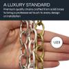 RCH Hardware CH-42-AD-3 Decorative Acid Dipped Solid Brass Chain for Hanging, Lighting - Small Oval Wire Unwelded Links (3 ft/1 Yard) view 3