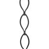 RCH Hardware CH-04-OBB-3 Decorative Oil Bronzed Black Solid Brass Chain for Hanging, Lighting - Sleek Ovals and Unwelded Links (3 ft/1 Yard) view 1