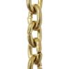 RCH Hardware CH-25-PB-3 Decorative Solid Chain for Hanging, Lighting-Small Standard Un-Welded Links (3 ft/1 Yard) (Polished Brass) view 1