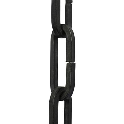 RCH Hardware CH-I-49S-OBB-3 Decorative Solid Iron Chain for Hanging, Lighting with Small Flat Standard Links (3 ft/1 Yard)