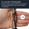 RCH Hardware CH-I-49S-OBB-3 Decorative Solid Iron Chain for Hanging, Lighting with Small Flat Standard Links (3 ft/1 Yard) view 3
