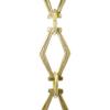 RCH Hardware CH-22-PB-3 Decorative Polished Solid Brass Chain for Hanging, Lighting - Hexagonal Design Unwelded Links (3 ft/1 Yard) view 1