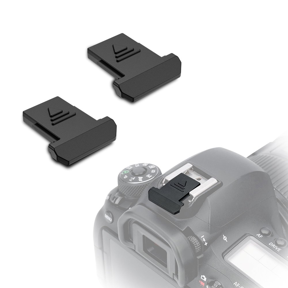 Hot Shoe Cover JJC Camera Hot Shoe Cap Protector for Canon T7 T6 T5 T3 XS T7i T6s T6i T5i T4i 90D 80D 77D 70D 7D Mark II 7D 6D Mark II 6D 5DS 5D Mark IV 1Dx Mark II 1Ds Mark III EOS M6 Mark II -2 Pack