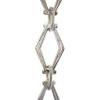 RCH Hardware CH-22-PN-3 Decorative Polished Nickel Solid Brass Chain for Hanging, Lighting - Hexagonal Design Unwelded Links (3 ft/1 Yard) view 1