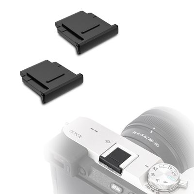 Hot Shoe Cover JJC Camera Hot Shoe Cap Protector for Sony A6600 A6100 A6000 A6300 A6400 A6500 A99II A77 II A68 A58 A7 III A7R II A7S II NEX-6 HX400V RX100II RX10 Replace Sony FA-SHC1M -2 Pack Black