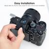 Hot Shoe Cover JJC Camera Hot Shoe Cap Protector for Sony A6600 A6100 A6000 A6300 A6400 A6500 A99II A77 II A68 A58 A7 III A7R II A7S II NEX-6 HX400V RX100II RX10 Replace Sony FA-SHC1M -2 Pack Black view 3