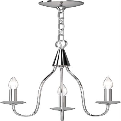 Volume Lighting V3063-3 Chandelier, 72 Piece, 15.5" x 15.5" x 17.25"