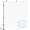 Neewer 2 Yard x 60 Inch/1.8M x 1.5M Polyester White Seamless Diffusion Fabric for Photography Softbox,Light Tent and Lighting Light Modifier view 1