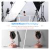 Neewer 2 Yard x 60 Inch/1.8M x 1.5M Polyester White Seamless Diffusion Fabric for Photography Softbox,Light Tent and Lighting Light Modifier view 3