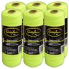 Stringliner Braided Mason Line Replacement Roll Contractor Pack 1,000' - Fluorescent Yellow (6 Pack) - SL35765CPK view 1