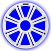 KICKER KMG12 12-Inch (30cm) Grille for KM12 and KMF12 Subwoofer, LED, White view 3